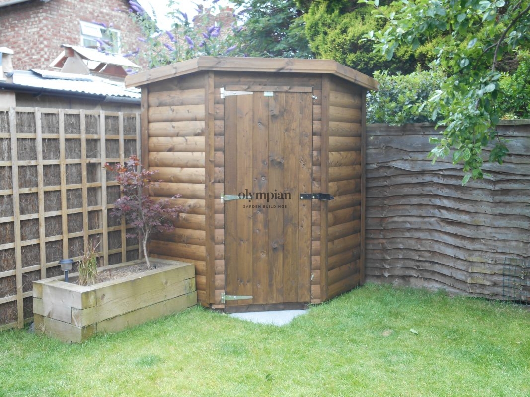 Pent Corner Shed Cheshire