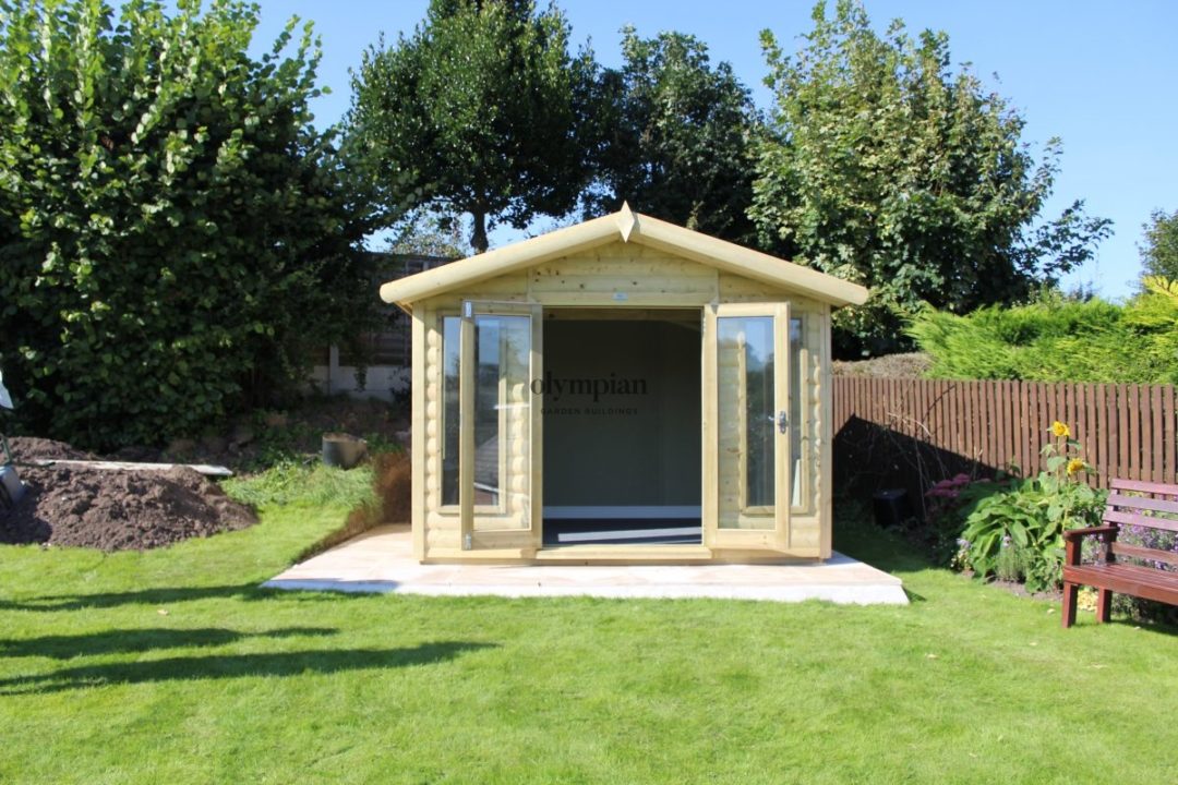 Happy Customer feedback summerhouse in garden