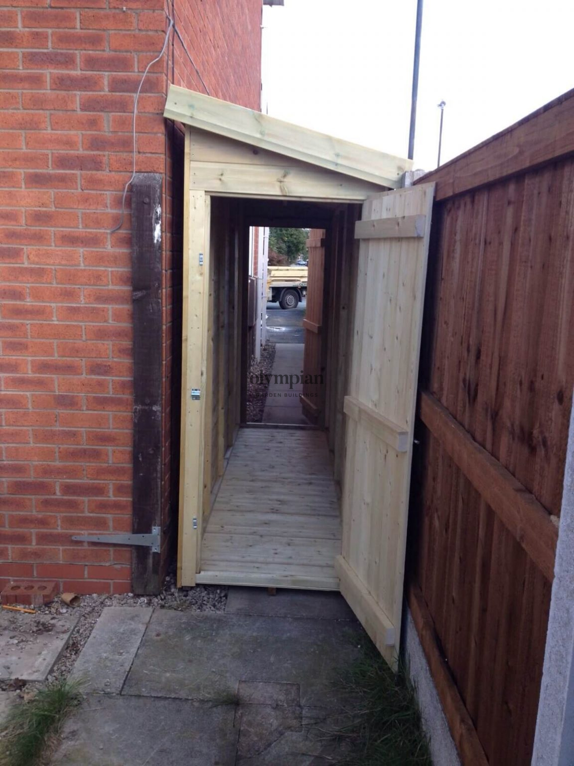 Alley Sheds Side Alley Sheds Olympian Garden Buildings