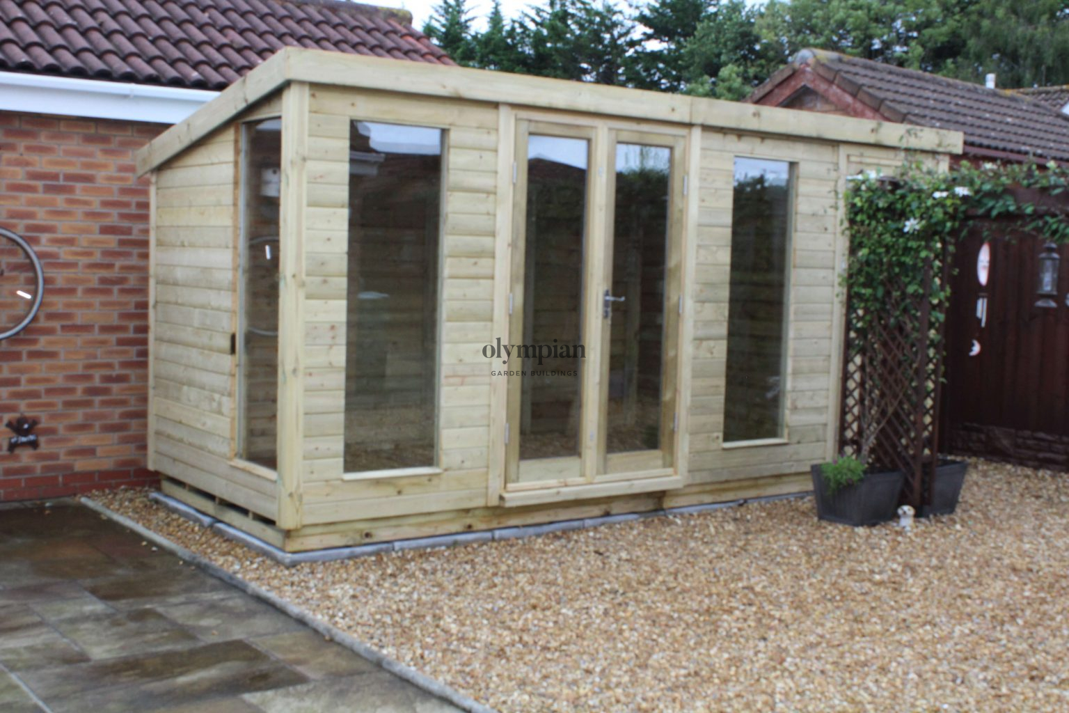 Combination Pent Summerhouse
