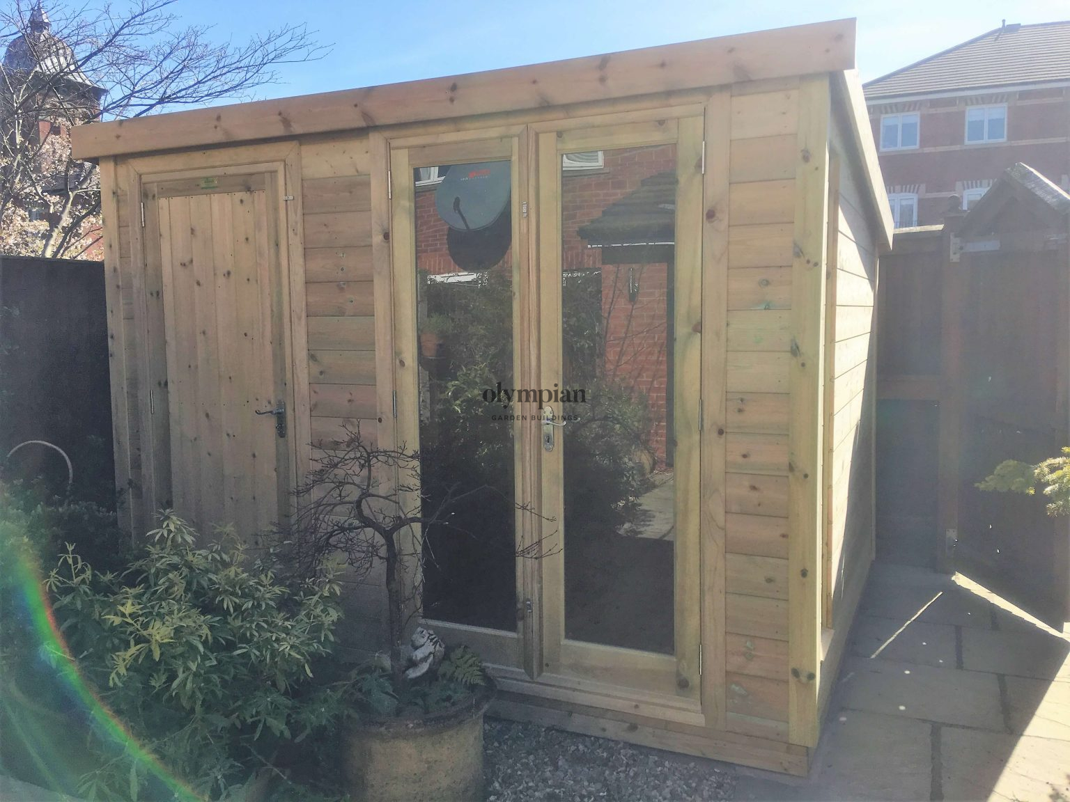 Combination Pent Summerhouse