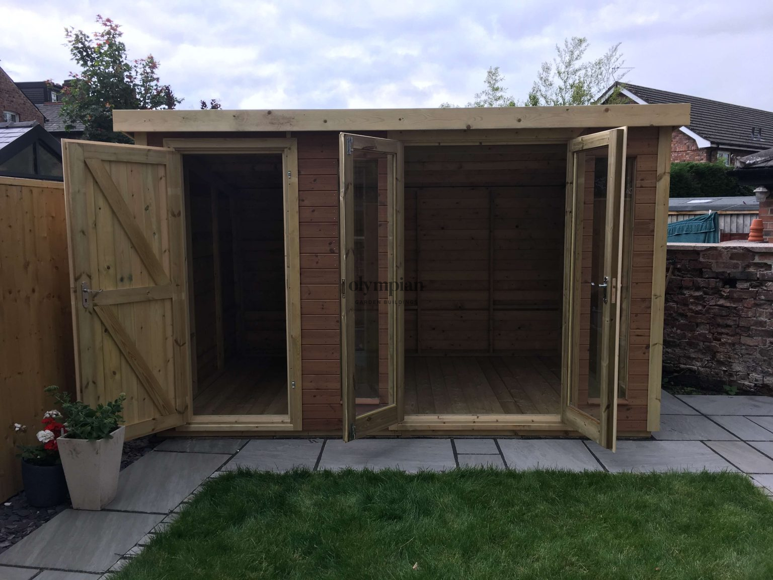 Combination Pent Summerhouse