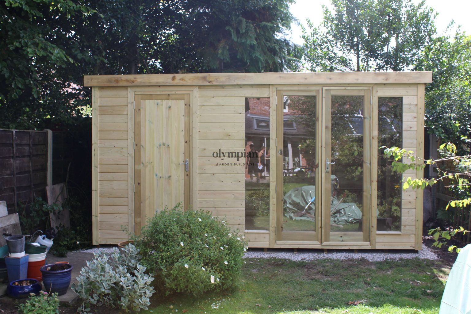 Combination Pent Summerhouse