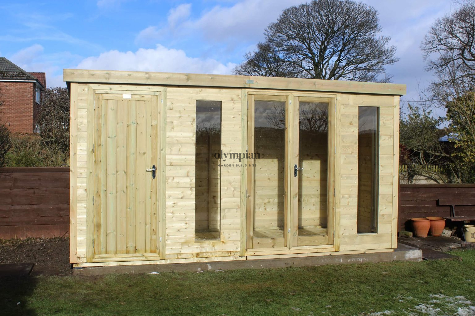 Combination Pent Summerhouse