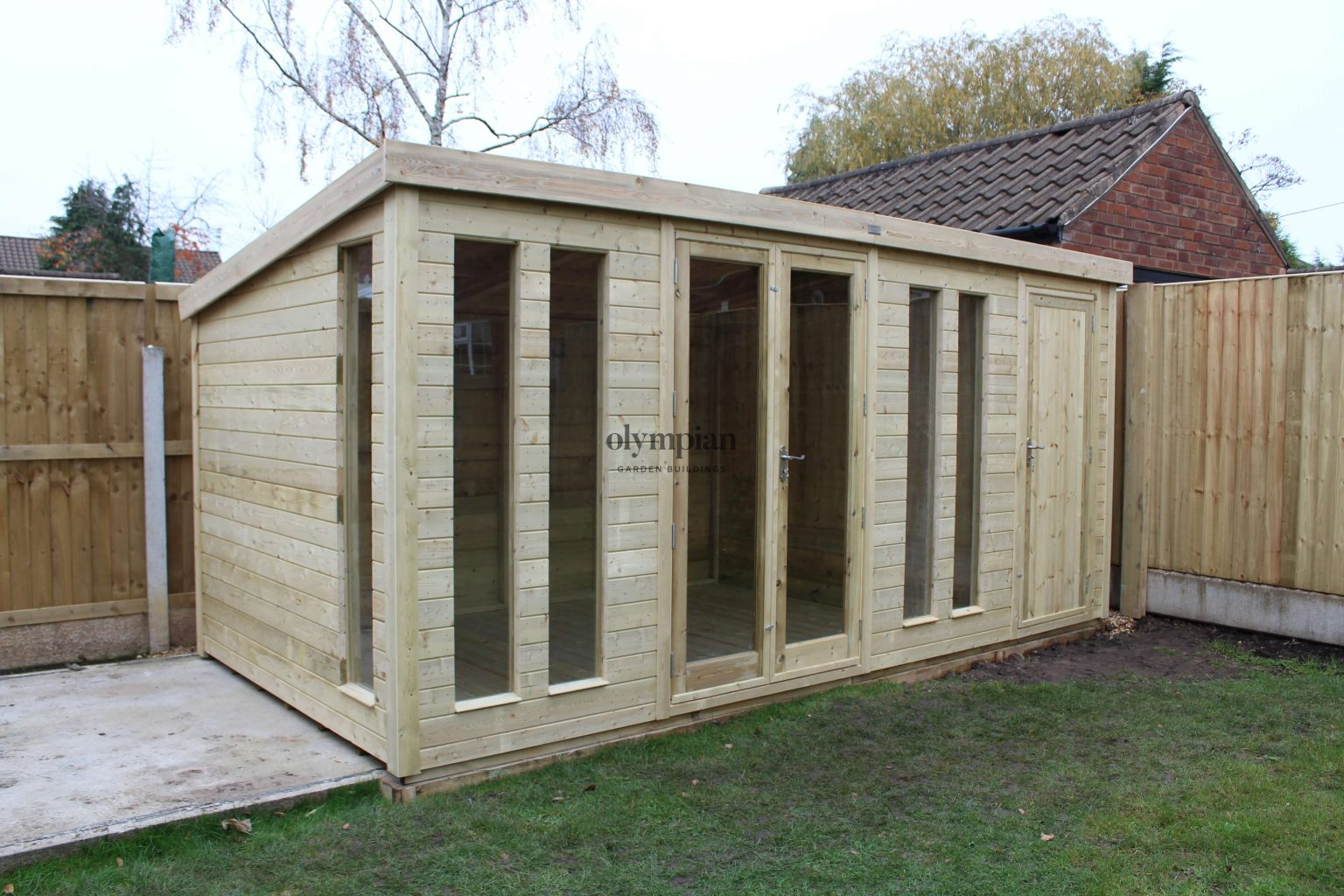 Combination Pent Summerhouse