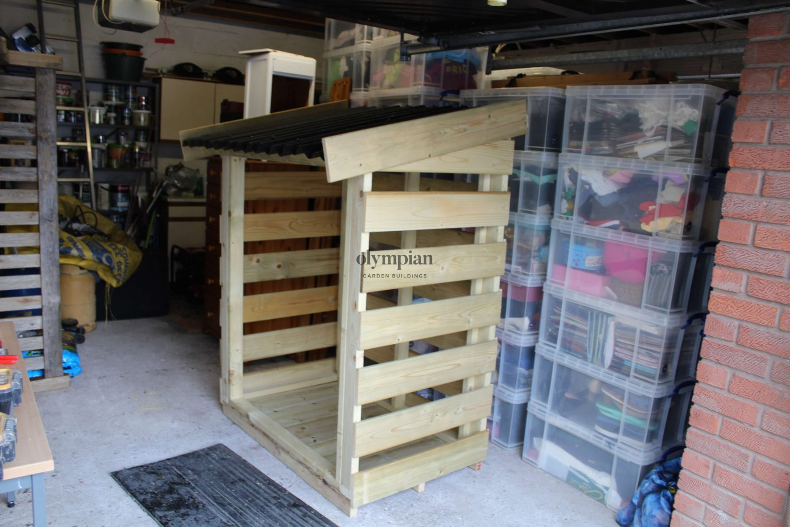 Garden Fire Log Store