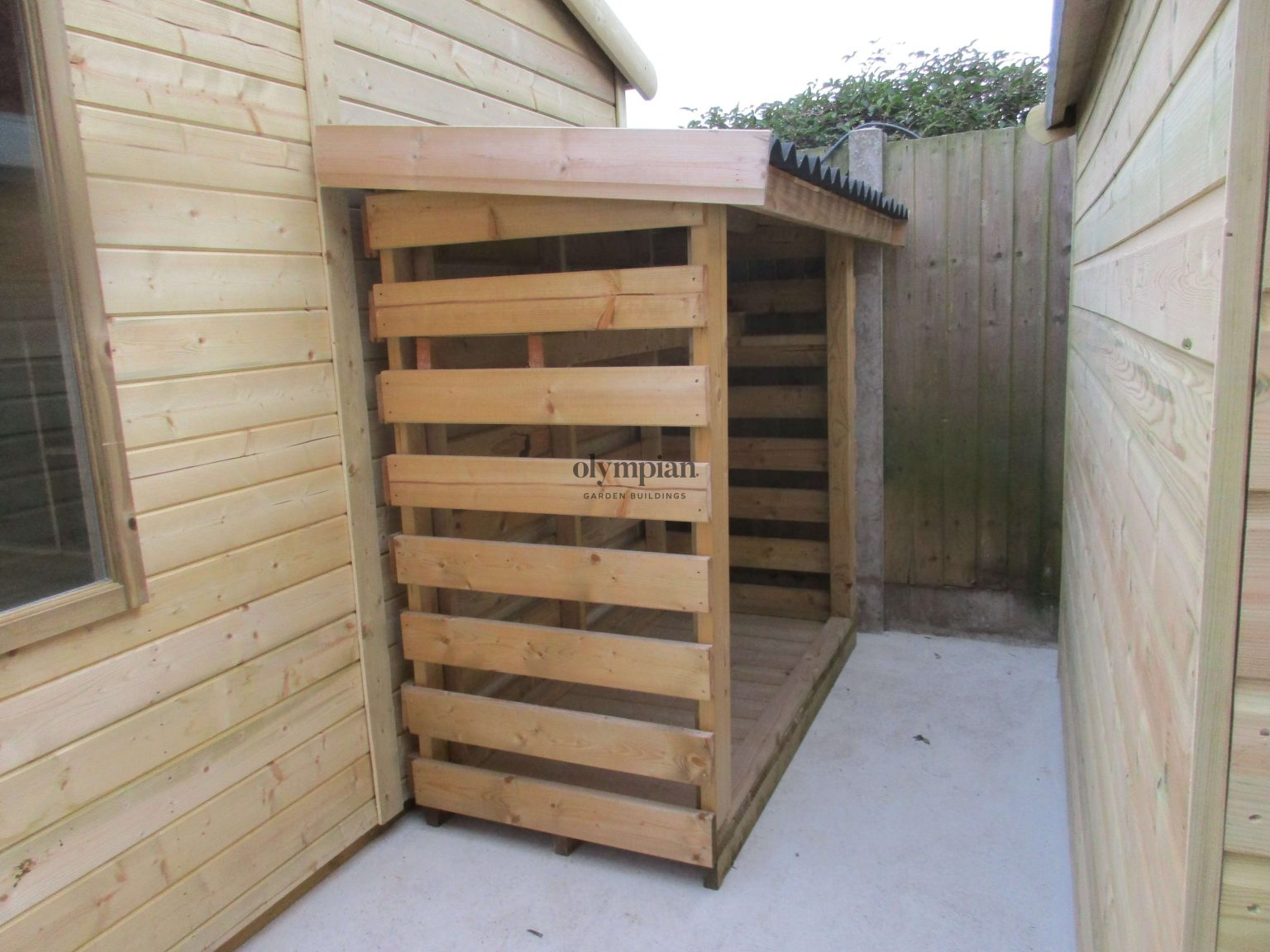 Garden Fire Log Store