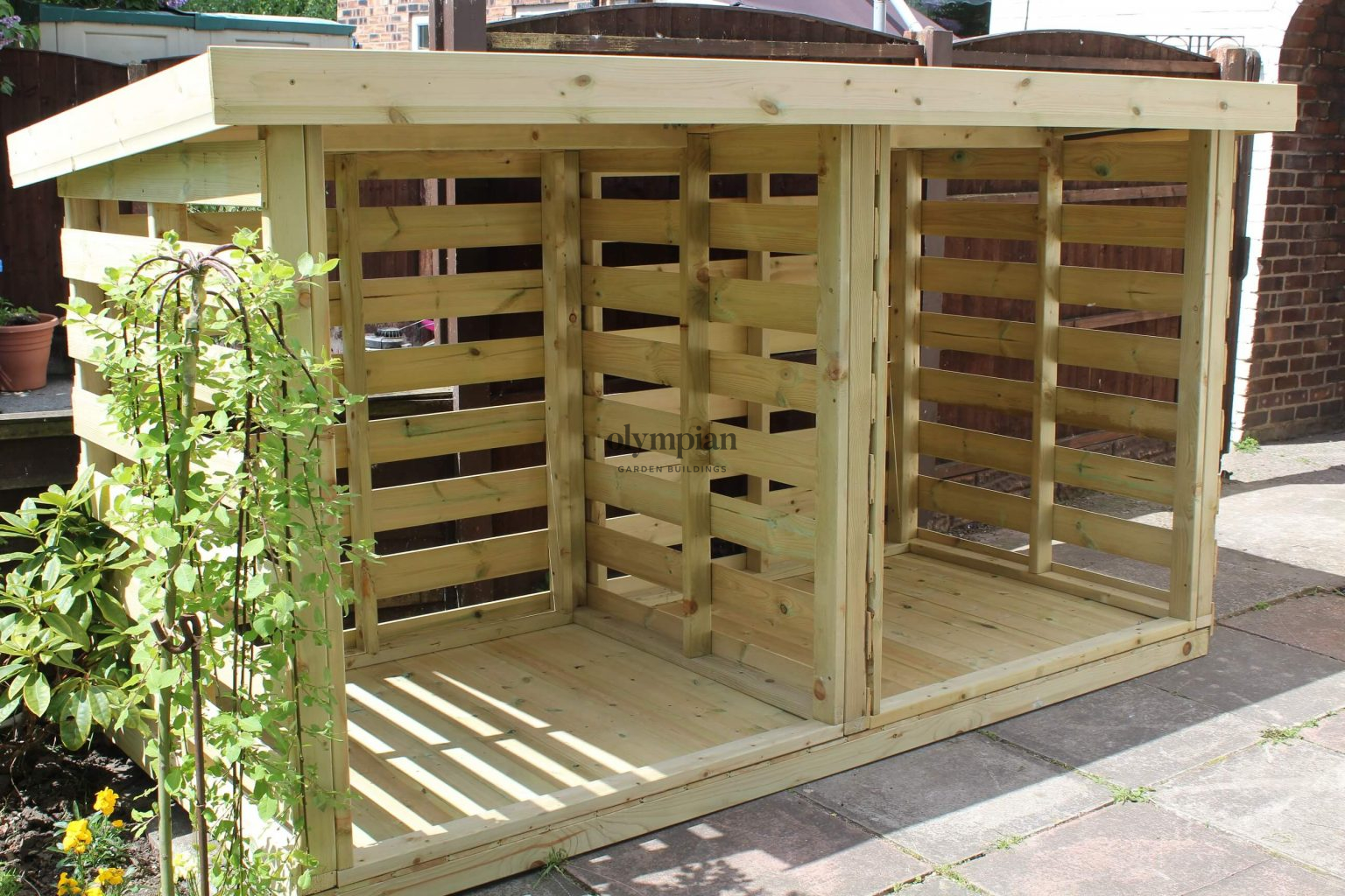 Garden Fire Log Store