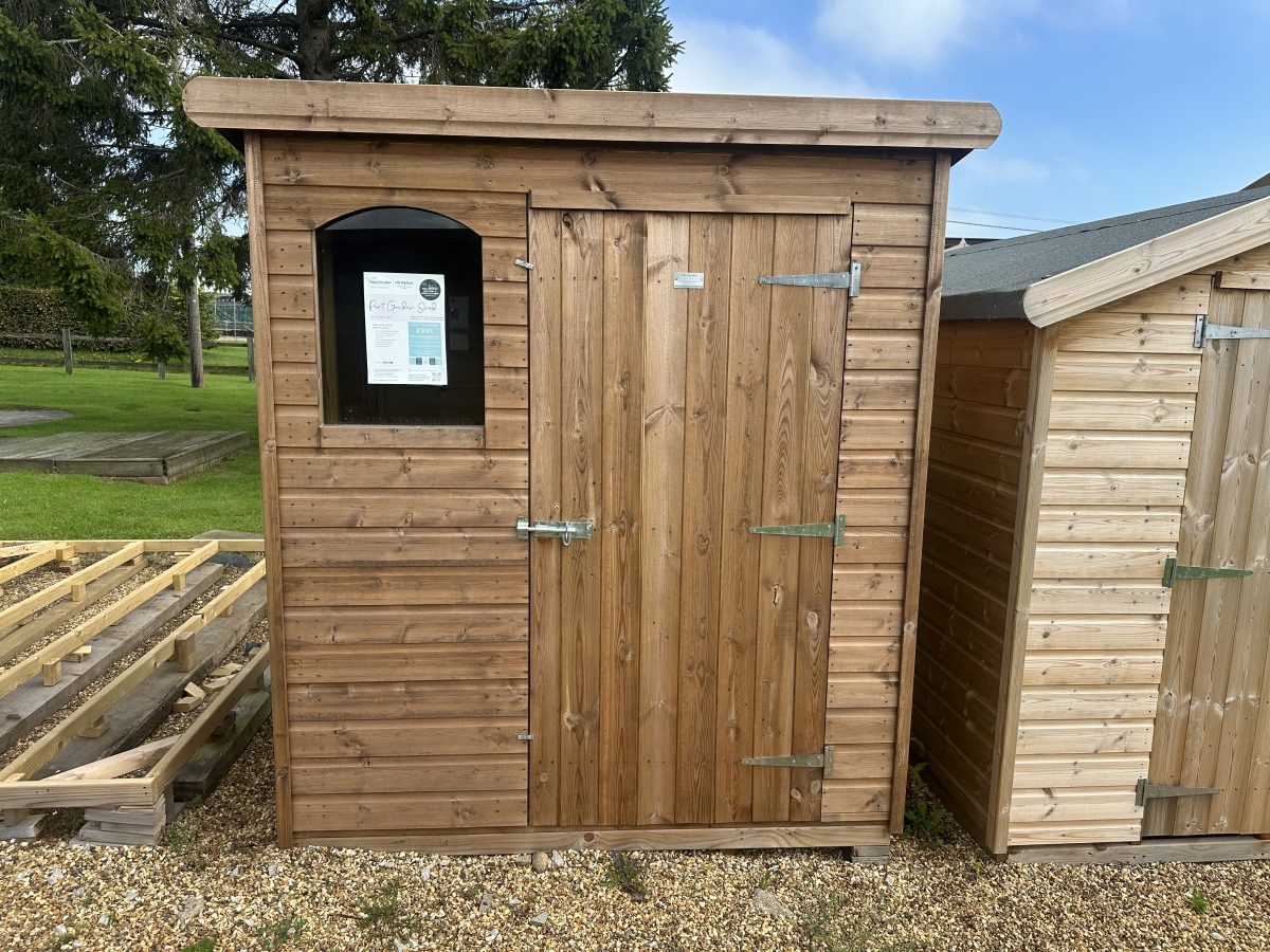 6′ x 4′ Pent Garden Shed