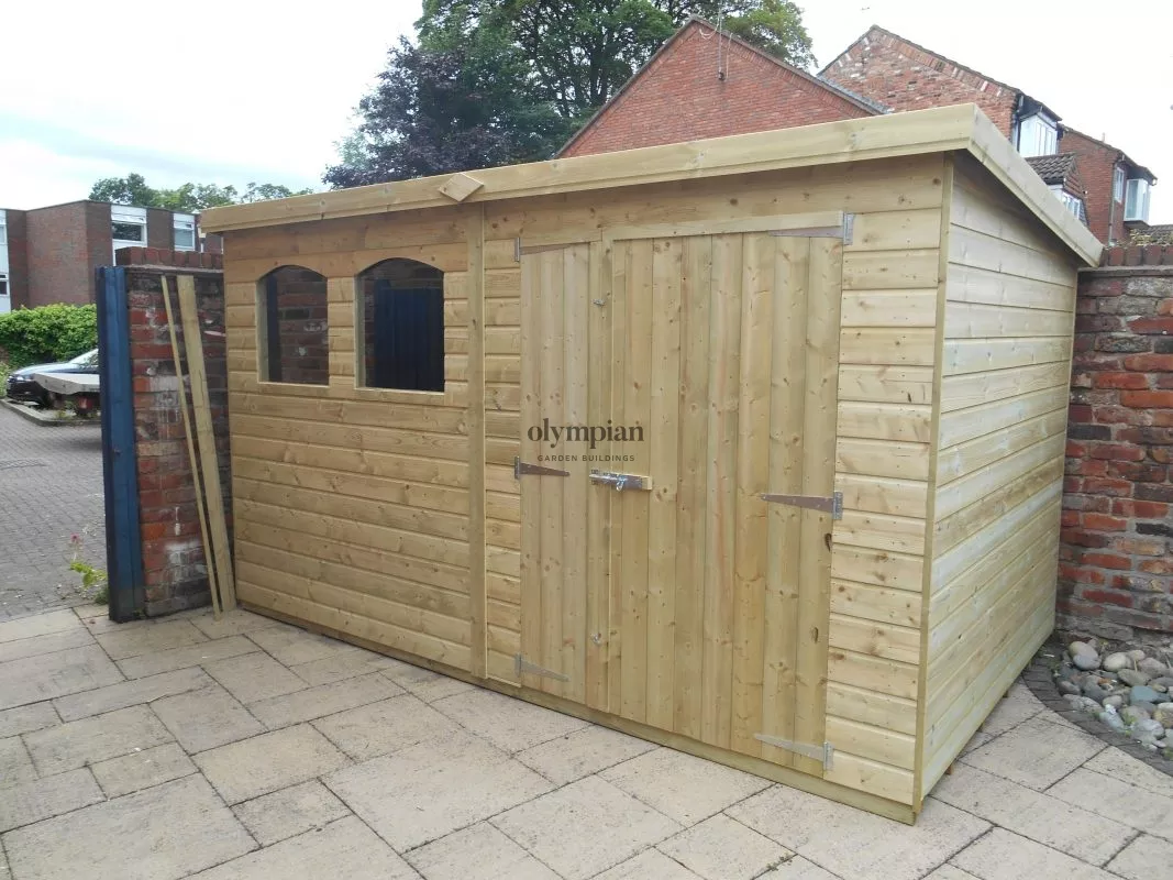 Large Pent Shed