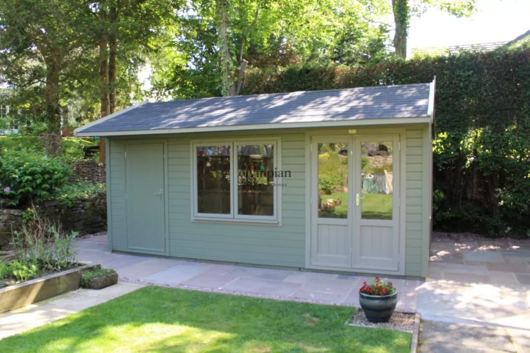 Summerhouse combination buildings with shed storage