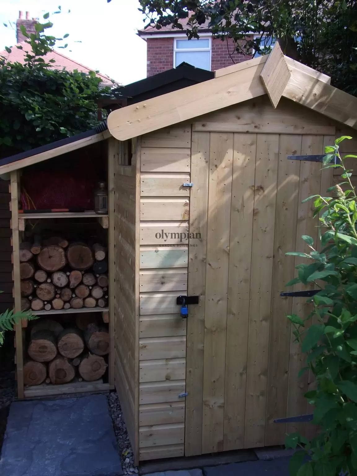 Combination Shed and Log Store