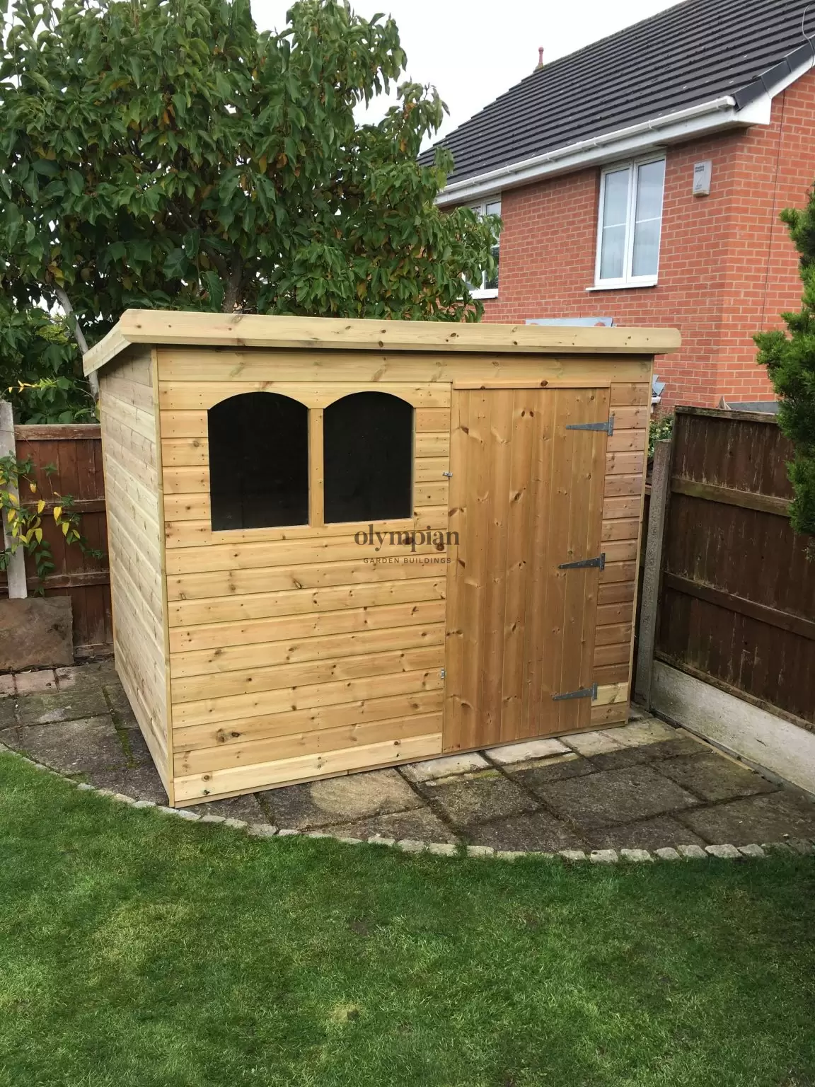 Garden Shed with Pent Roof
