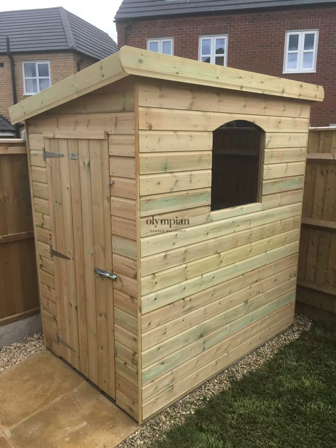 Garden Shed with Pent Roof